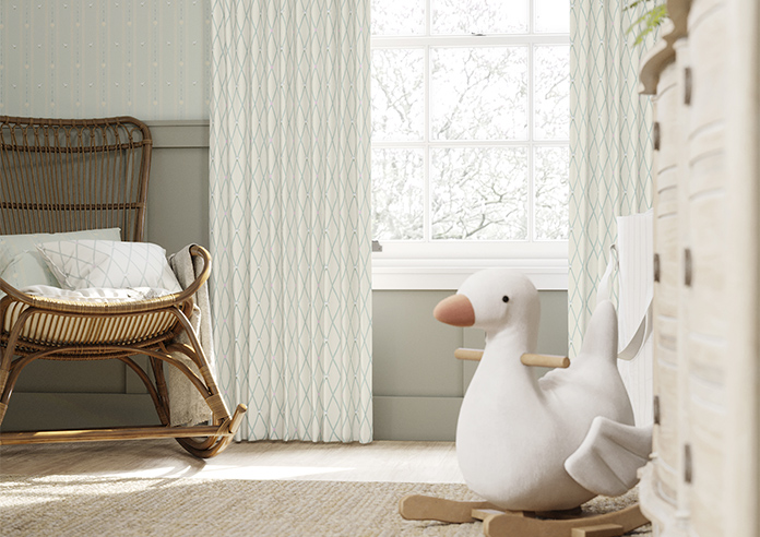 Puddle Down, Trellis Egg - Made to Measure Curtains - Image 5